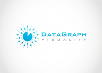 Modern Data Graph Visual Monitoring Logo Design Screenshot 1
