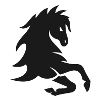 Black Horse - The Luxurious Brand Logo Design