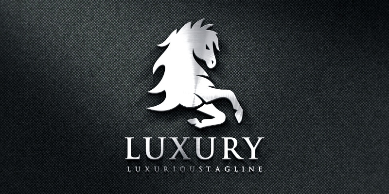 Black Horse - The Luxurious Brand Logo Design