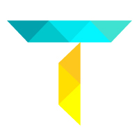 Creative Digital Letter T Logo Design