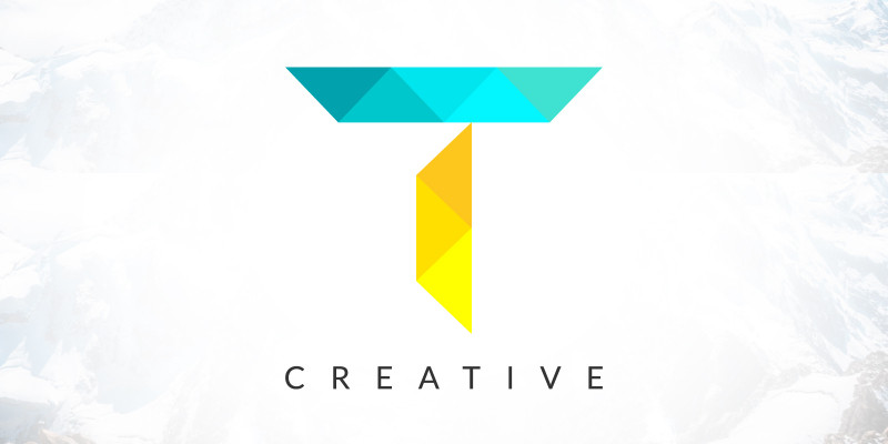 Creative Digital Letter T Logo Design