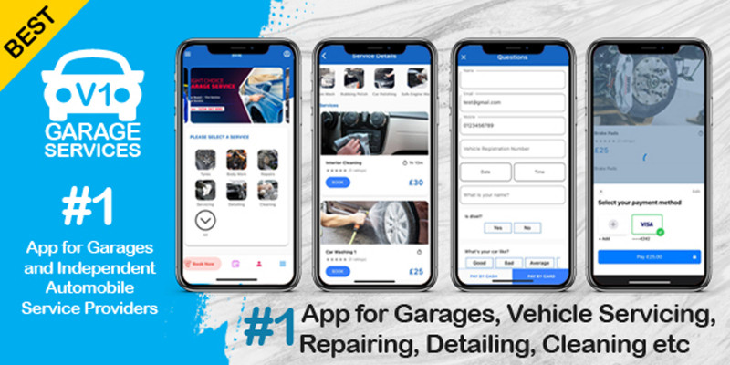 Garage Services - Full Flutter Application