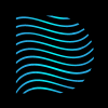 Letter D Dynamic Wave Tech Logo Design