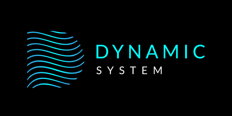 Letter D Dynamic Wave Tech Logo Design