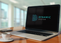 Letter D Dynamic Wave Tech Logo Design Screenshot 2