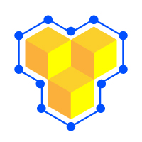 Letter Y Yellow Hexagonal Technology Logo Design