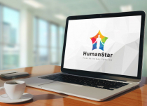 Creative Medical Wellness Human Star Logo Design Screenshot 3