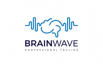 Creative Brain Wave Logo Design Screenshot 1