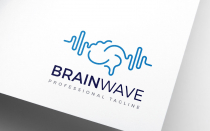 Creative Brain Wave Logo Design Screenshot 3