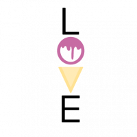 Love Ice Cream Creative Logotype