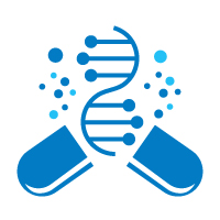 Medicine Genetics DNA Logo Design