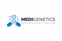 Medicine Genetics DNA Logo Design Screenshot 1