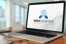 Medicine Genetics DNA Logo Design Screenshot 2