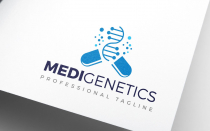 Medicine Genetics DNA Logo Design Screenshot 3
