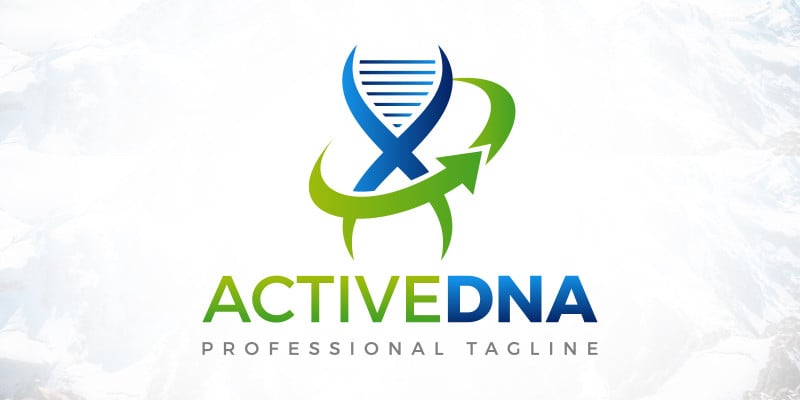 Active DNA Genetics Logo Design