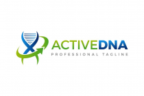Active DNA Genetics Logo Design Screenshot 1