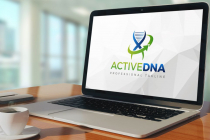 Active DNA Genetics Logo Design Screenshot 2