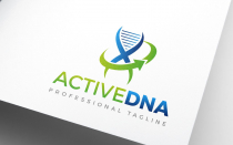 Active DNA Genetics Logo Design Screenshot 3