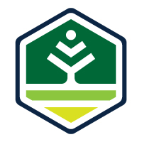 Minimal Green Trees Agriculture Environment Logo