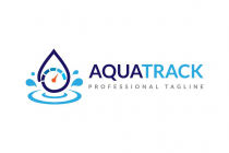 Aqua Supervision Water Track Logo Design Screenshot 1
