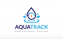 Aqua Supervision Water Track Logo Design Screenshot 3