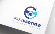FastPartner Business Deal Logo Design Screenshot 3