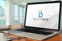 Letter B Beauty Technology Logo Design Screenshot 3