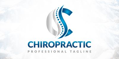 Letter C Chiropractic Health Logo Design