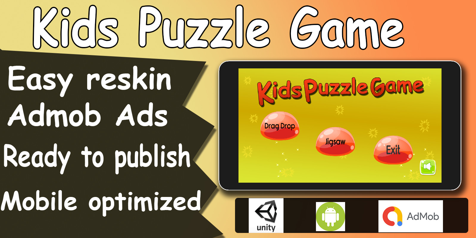 Kids Puzzle Game - Unity Game by Saramy | Codester
