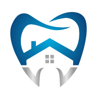 Dental Care House Logo Design