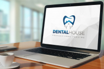 Dental Care House Logo Design Screenshot 2
