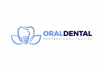 Floral Magnolia Oral Dental Logo Design Screenshot 1