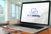 Floral Magnolia Oral Dental Logo Design Screenshot 2