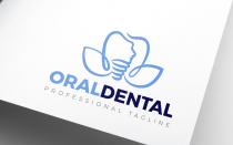 Floral Magnolia Oral Dental Logo Design Screenshot 3