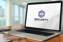 Hexagonal Security Eye Logo Design Screenshot 2