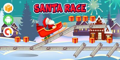 Santa Race - Buildbox Game Template BBDOC