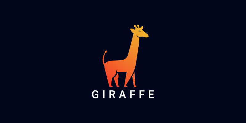 Giraffe Vector Logo Design