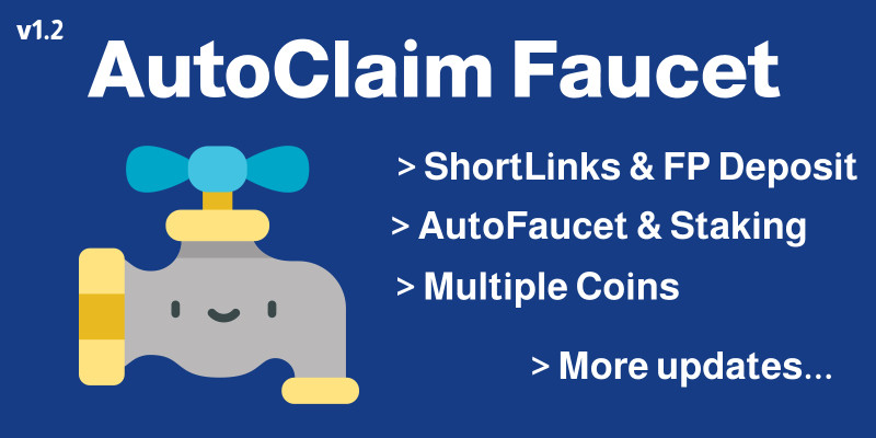 AutoClaim - AutoFaucet and ShortLink Script