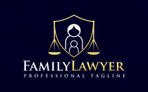 Professional Minimal Family Lawyer Logo Design Screenshot 3