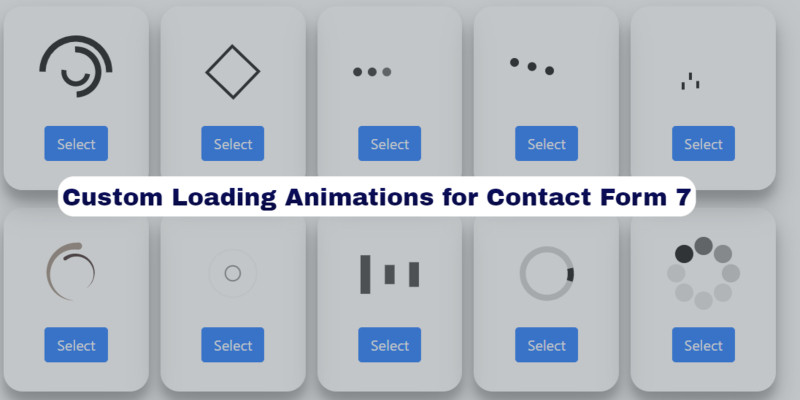 Custom Loading Animations for Contact Form 7