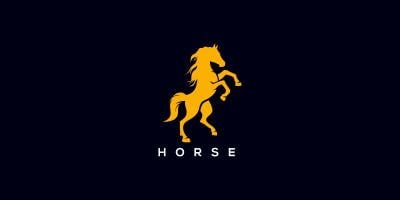 Horse Stallion Vector Logo Design