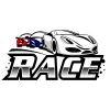 Auto Car Racing Sport Car Logo Design