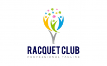 Community Sports Club Racquet Logo Design Screenshot 3