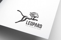 Wild Leopard - The Running Boss Logo Design Screenshot 1