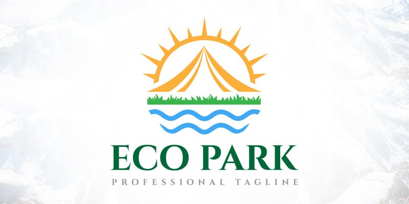 The Tent Eco Park Outdoor Logo Design