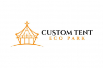 Outdoor Forest Eco Park Custom Tent Logo Design Screenshot 2
