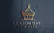 Outdoor Forest Eco Park Custom Tent Logo Design Screenshot 4