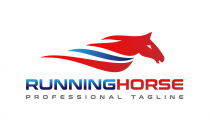 Minimal Power Running Horse Logo Design Screenshot 3