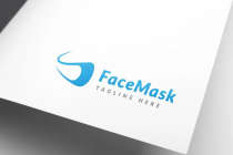 Modern Face Mask Logo Design Screenshot 1