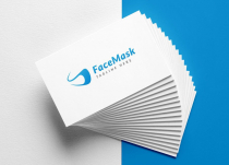 Modern Face Mask Logo Design Screenshot 2